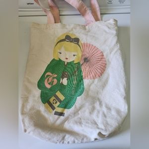 Used canvas Harajuku Lovers shoulder bag